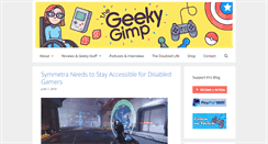 Desktop Screenshot of geekygimp.com